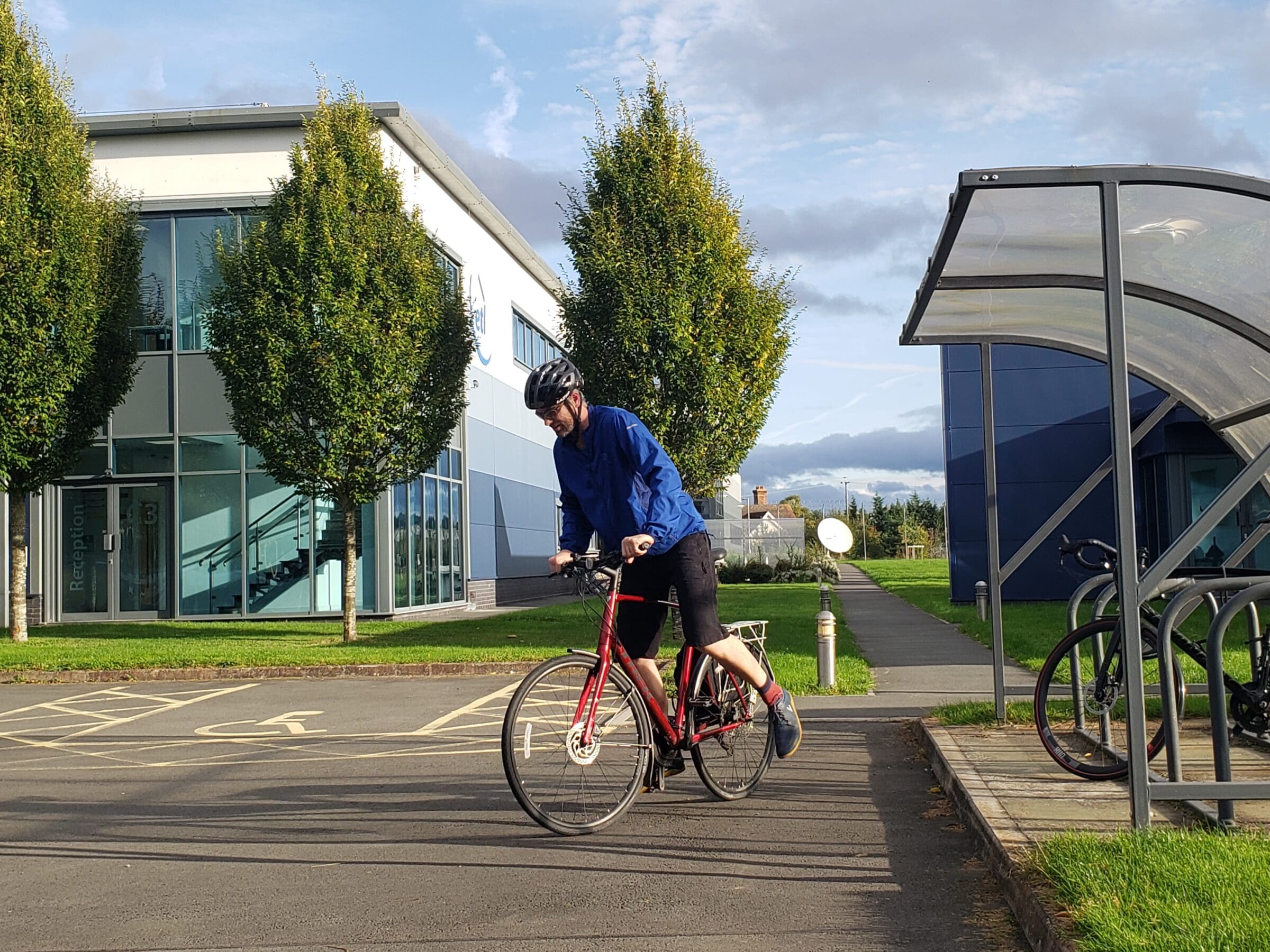Man on red bike4
